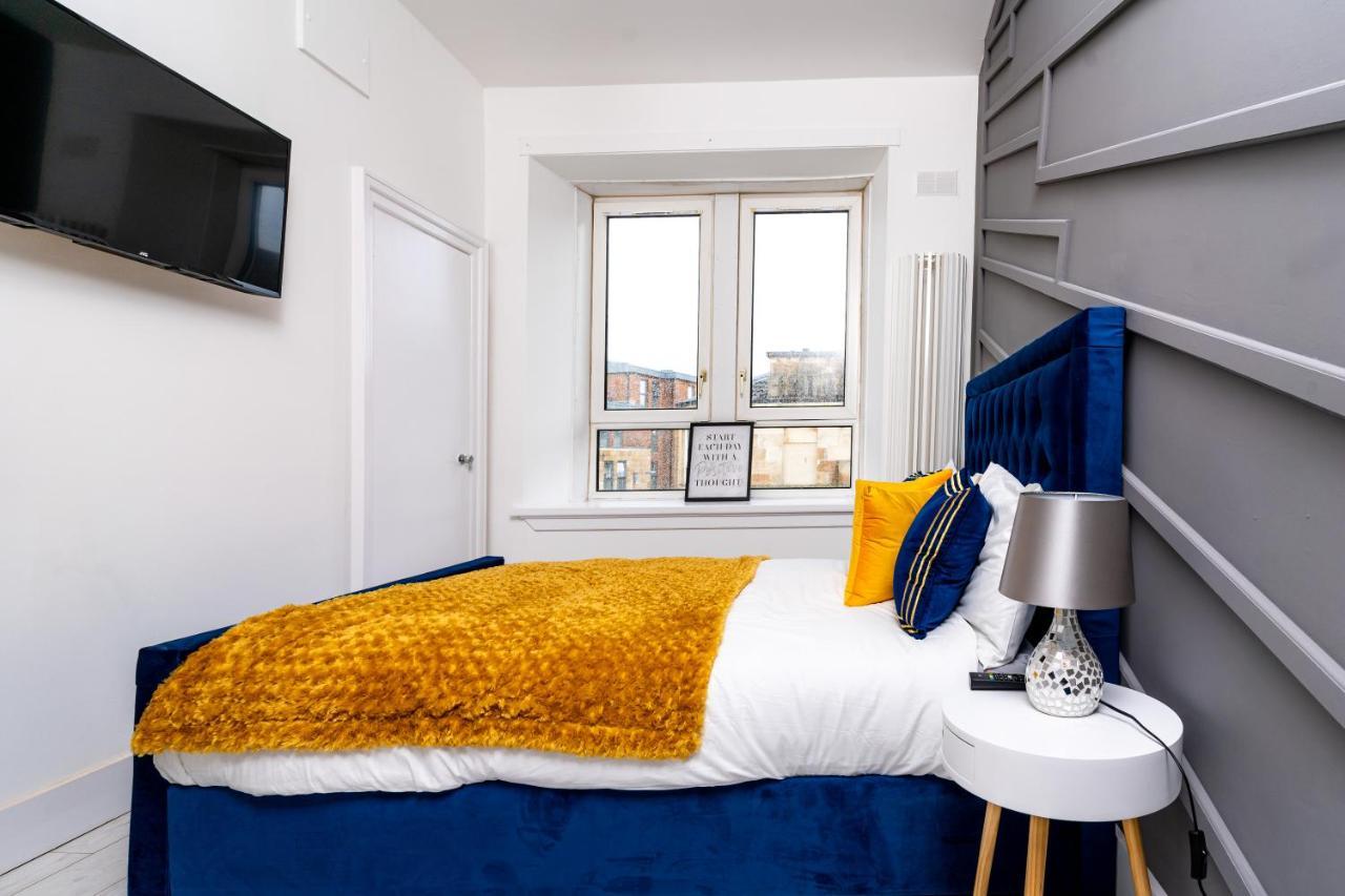 Cheerful 2 Bedroom Homely Apartment, Sleeps 6 Guest Comfy, 3X Double Bed, Parking, Free Wifi, Suitable For Business, Leisure Guest,Glasgow, Glasgow West End, Near City Centre Exterior foto