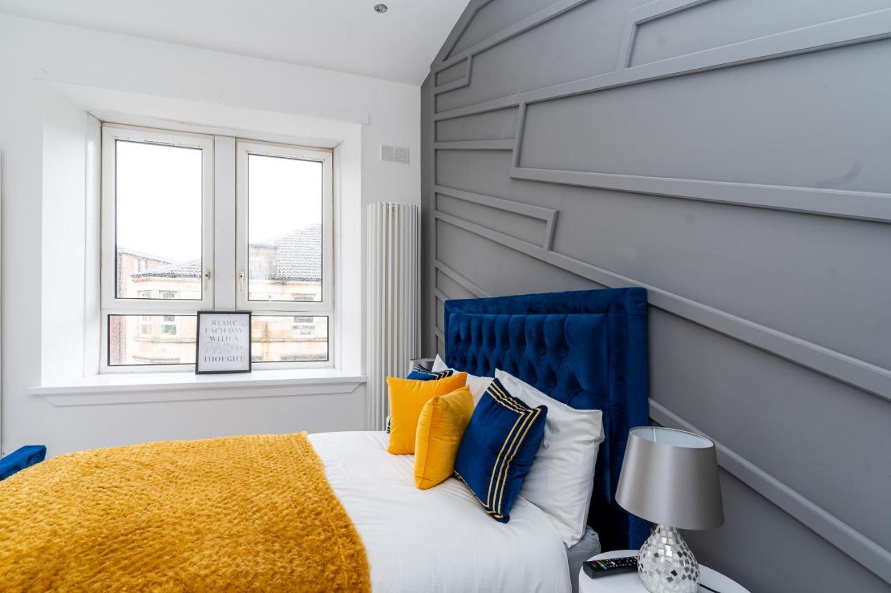Cheerful 2 Bedroom Homely Apartment, Sleeps 6 Guest Comfy, 3X Double Bed, Parking, Free Wifi, Suitable For Business, Leisure Guest,Glasgow, Glasgow West End, Near City Centre Exterior foto